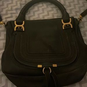 Chloe black handbags. Excellent used condition. Worn on shoulder or crossbody.